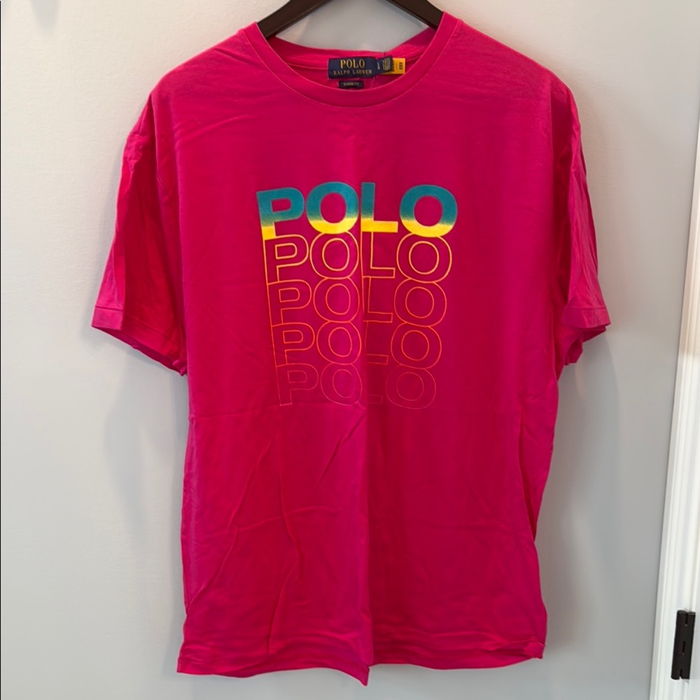 Polo by Ralph Lauren Pink Graphic Tee